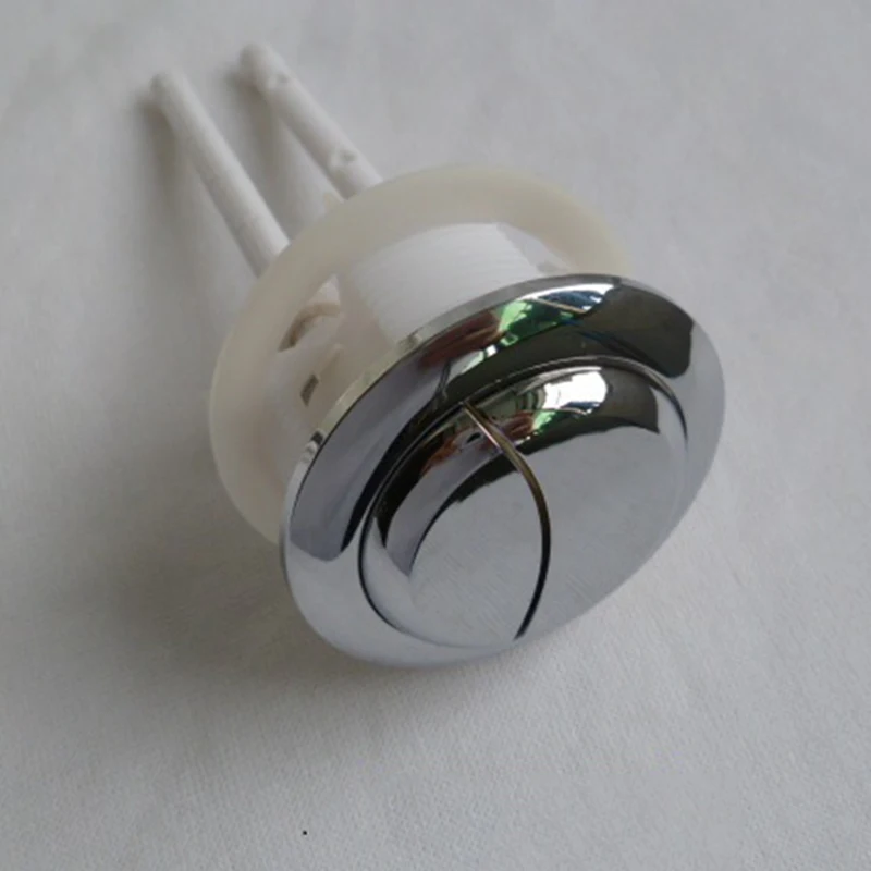 

1x Dual Push Button Flush Toilet Water Tank Double Crescent 2 Rods 38/48/58mm #