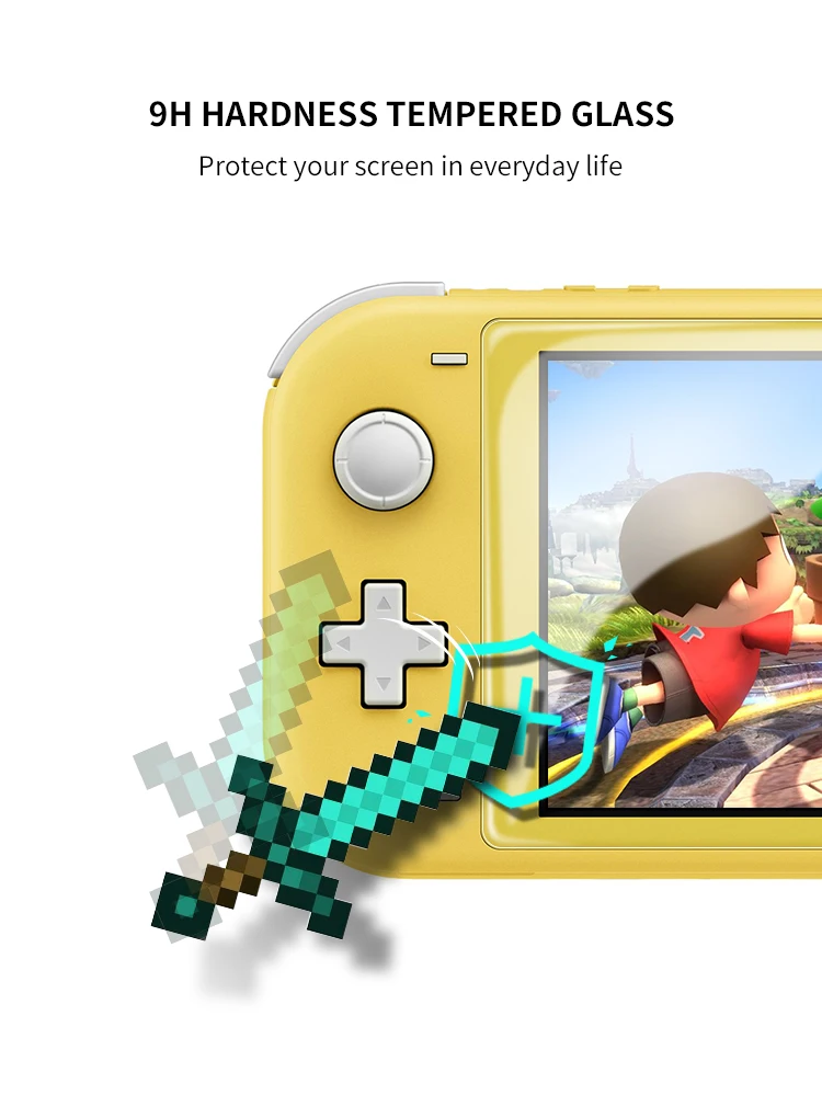Данных лягушка закаленное Стекло Экран протектор для Nintendo Switch Lite консоли Full HD Экран Защитная пленка для Nintendo Switch Lite