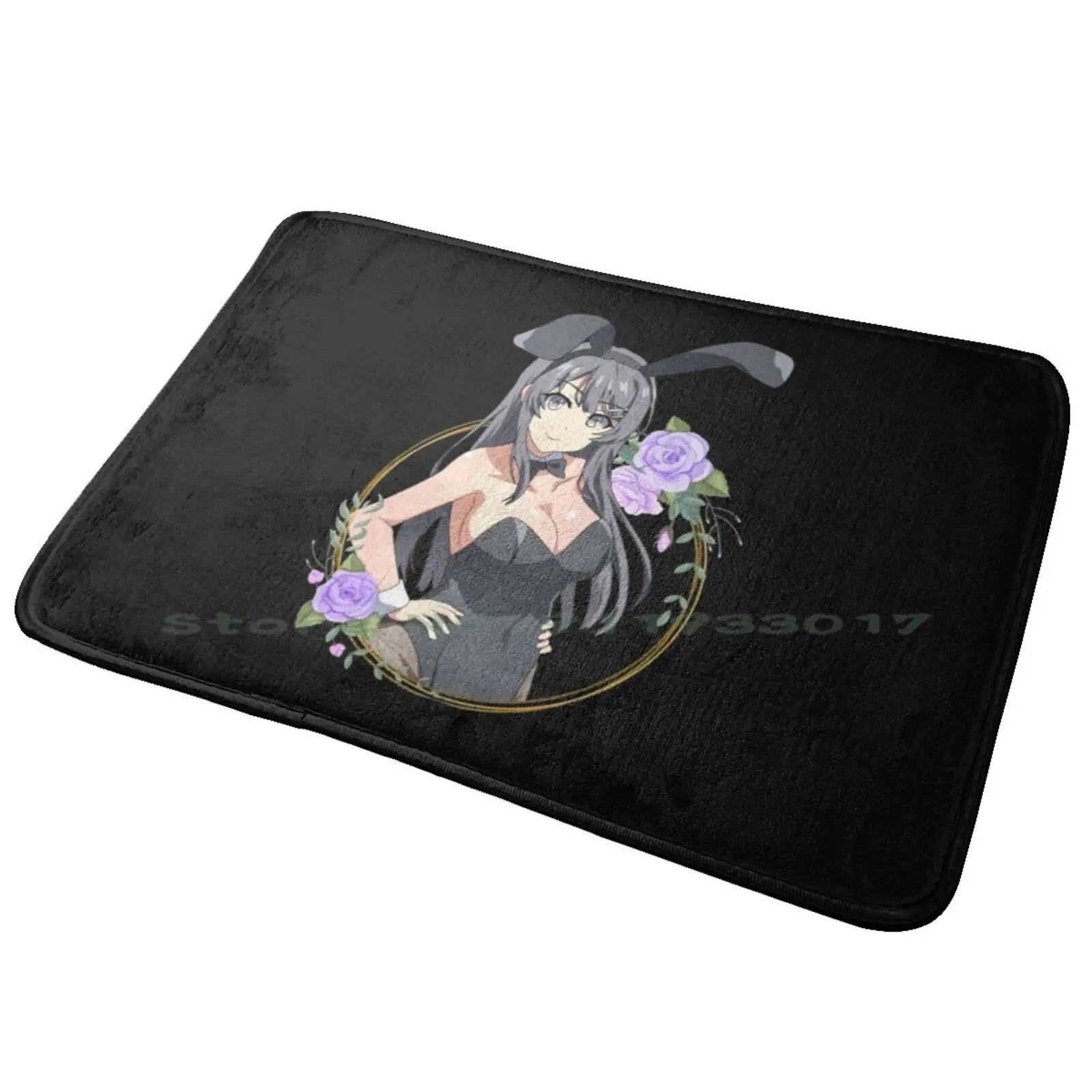 Bunny Girl Senpai-Mai Sakurajima Entrance Door Mat Bath Mat Rug Kaneki Ken Manga Tokyo Ghoul Kaneki Kaneki Ghoul Gothic Anime