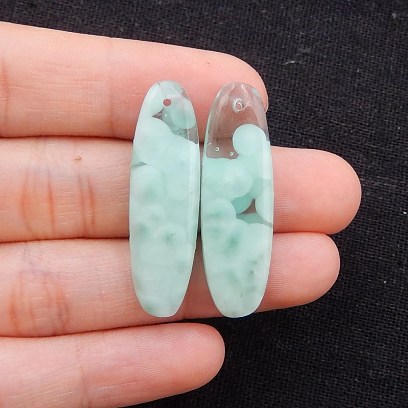 Оптовая продажа драгоценный камень натуральный оникс модные женские серьги