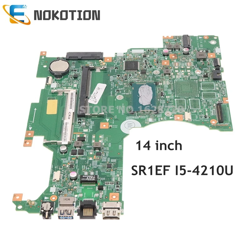 

NOKOTION For Lenovo IdeaPad Flex 2-14 laptop motherboard 14 inch 5B20G36395 LF14M MB 13281 448.00X01.0011 SR1EF I5-4210U CPU