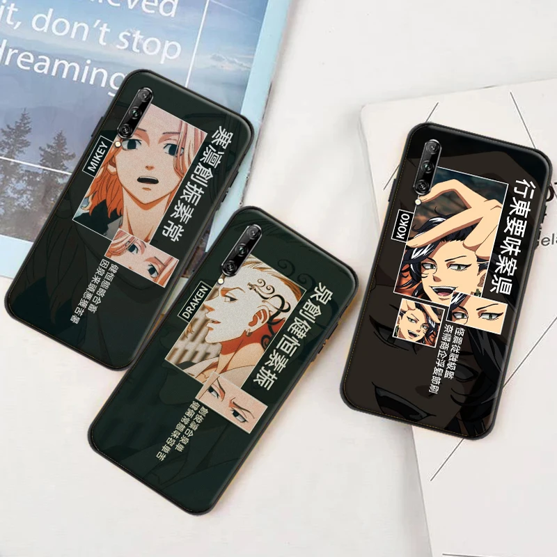 

Anime Tokyo Revengers Phone Case For Huawei P Smart Z 2019 2021 P20 P30 P40 Lite Pro Plus Funda Carcasa Soft TPU
