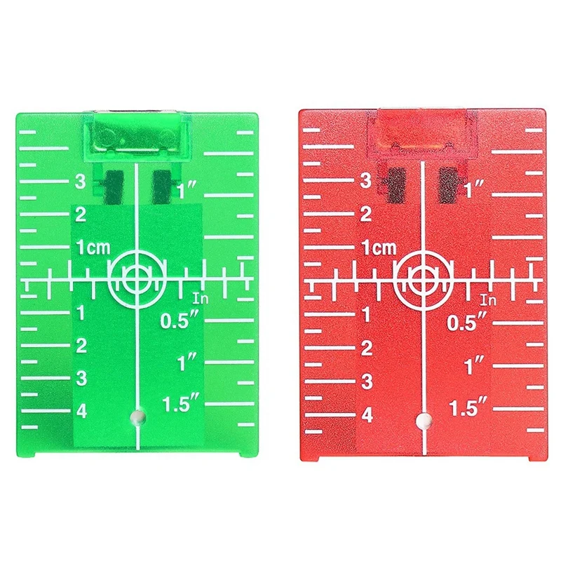1 Pc Lasers-Target Card Plate for Lasers-Level Target Inch/cm | Level Measuring Instruments