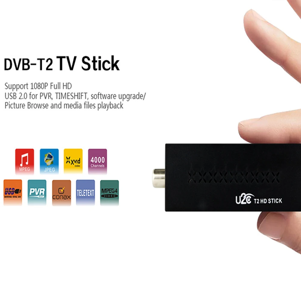 DVB T2 Мини ТВ-приставка эфирный ресивер домашний HD &quotумные&quot палочки стабильный