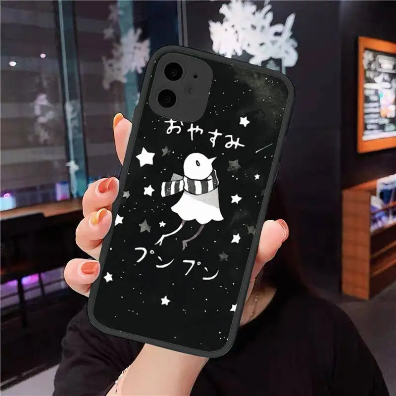 

Goodnight Punpun Phone Cases Matte Transparent for iPhone 7 8 11 12 s mini pro X XS XR MAX Plus cover funda