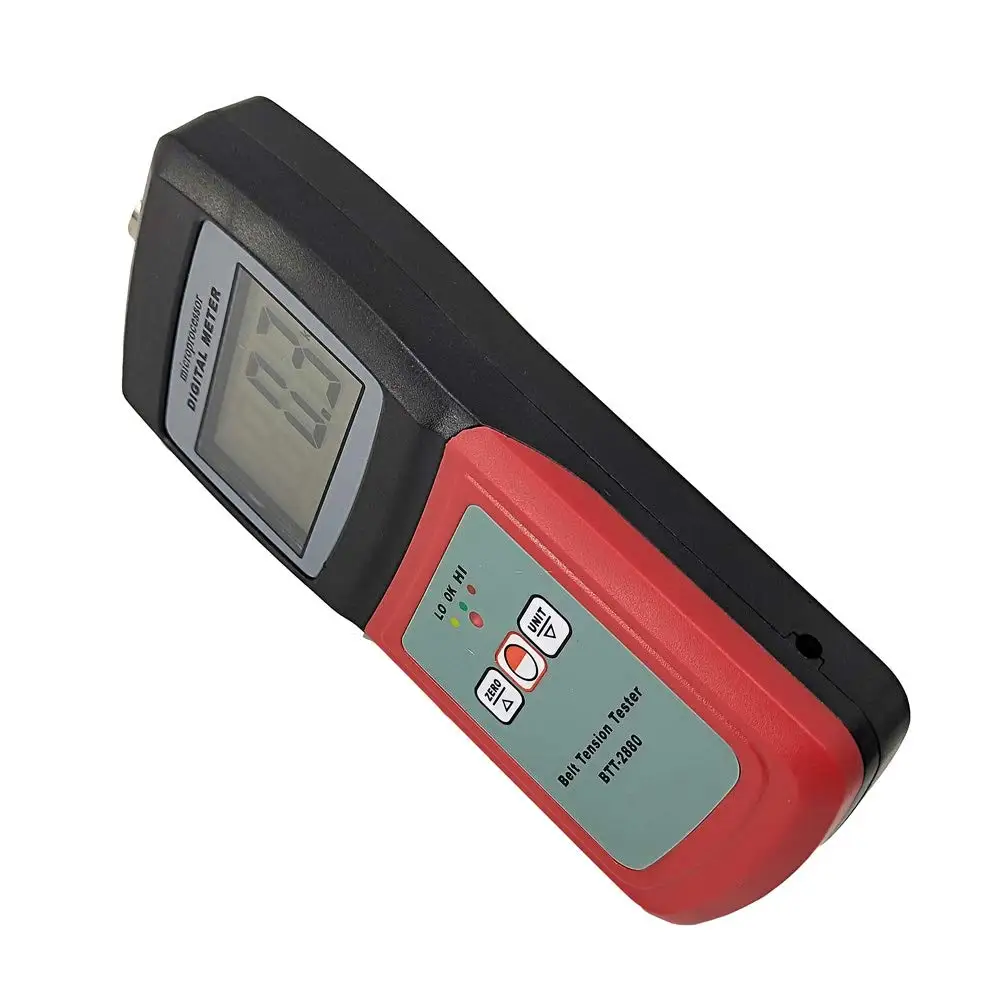 

BTT-2880 Digital Belt Tension Meter Tester Gauge With Three Tension Indication For Textile Cables Wires Plastic