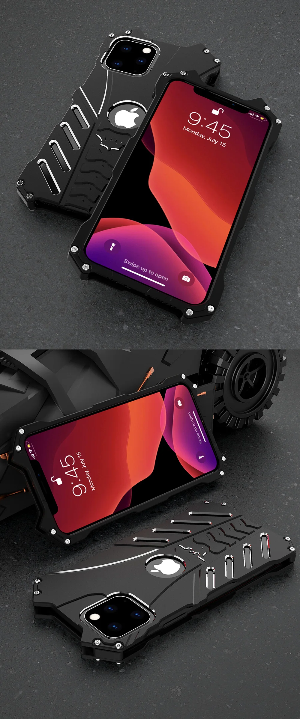 Алюминиевый Броня Бэтмен чехол для iPhone 11 Pro Max XS Max XR X 8 7 6 6S Plus SE 5 5S 5C чехол Железный человек, телефон оболочки кожи сумка