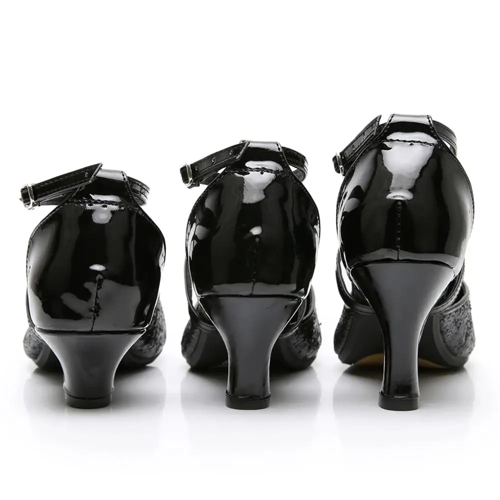 Hipposeus Туфли для латинских танцев плоской подошве женщин и девушек бальные