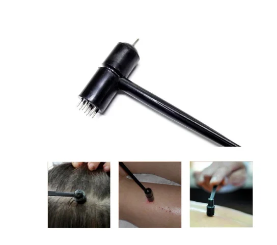 10 коробок одинарная/Двойная игла с цветком сливы для кожи семь звезд крови