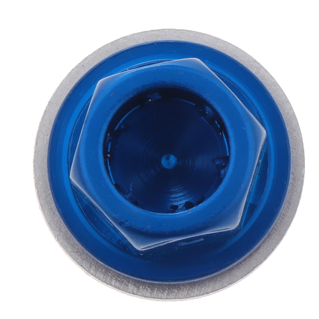 MagiDeal M12 магнитный Алюминиевый сплав синий сливной винт двигатель всасывающий