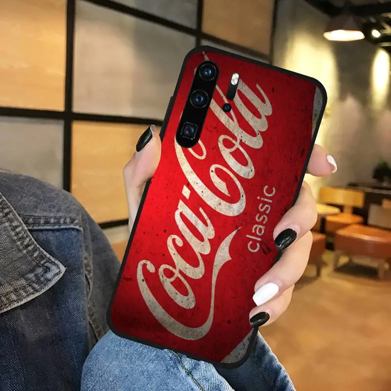 

coca coke Phone Case Funda For Huawei P9 P10 P20 P30 Lite 2016 2017 2019 plus pro P smart