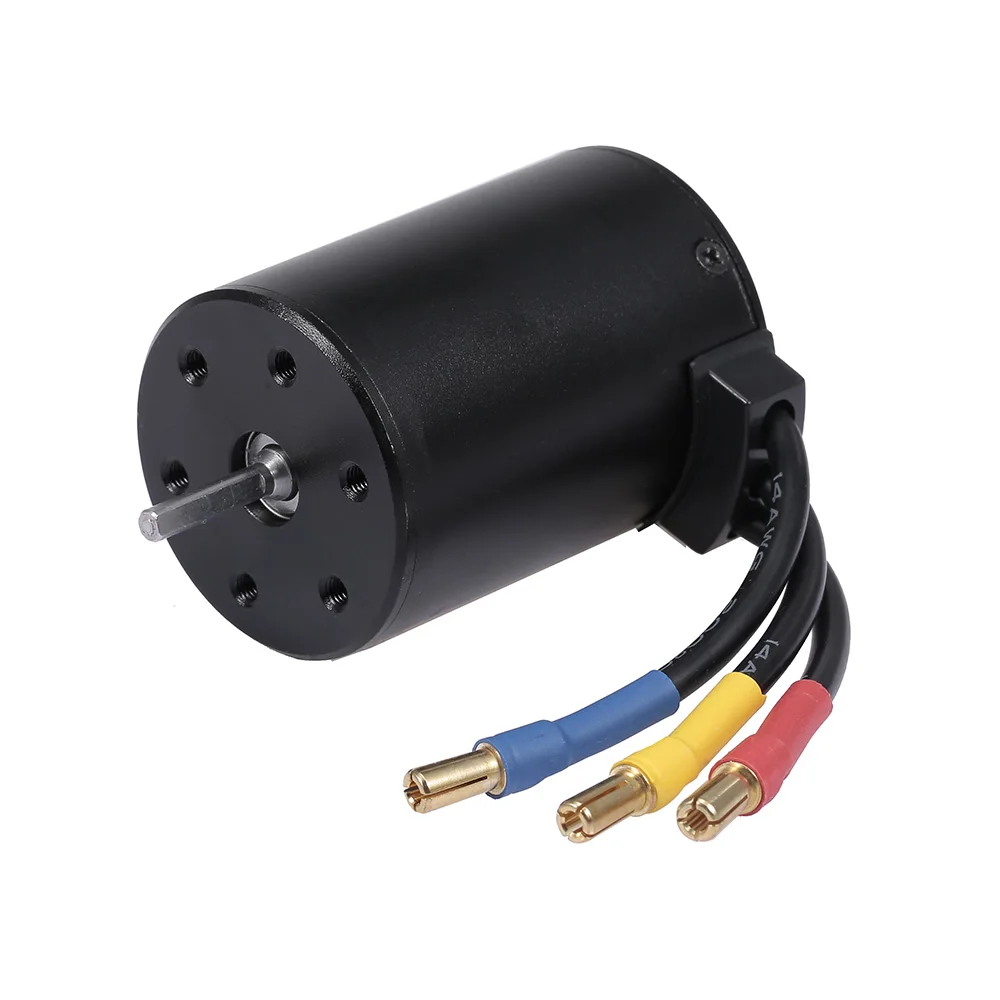 Бесщеточный двигатель с радиатором и 60A ESC водонепроницаемостью BEC для 1/10 RC Car Truck