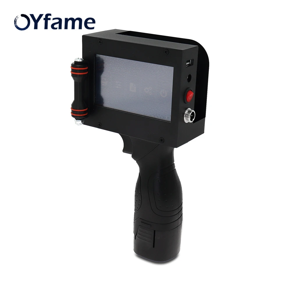 Портативный мини принтер OYfame с сенсорным экраном для картонной бумаги пластика