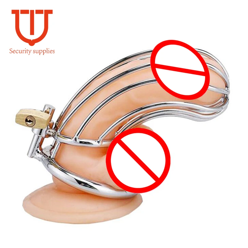 Мужской Пояс верности из нержавеющей стали клетка на член для мужчин