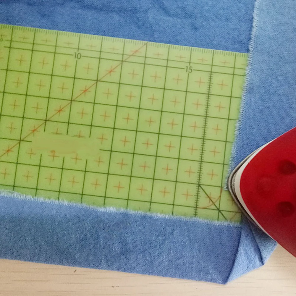 

High Temperature Resistant Durable Ironing Ruler Measuring Device Resin Art Patchwork Tailor DIY Craft Stitching Sewing