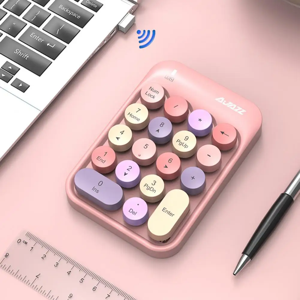 

Low Power Consumption 2.4GHz Stable Connection Wireless Financial Keypad for Tablet