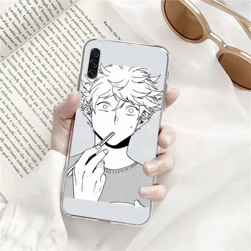 

anime Blue period Japan Phone Case Transparent for Samsung A71 S9 10 20 HUAWEI p30 40 honor 10i 8x xiaomi note 8 Pro 10t 11