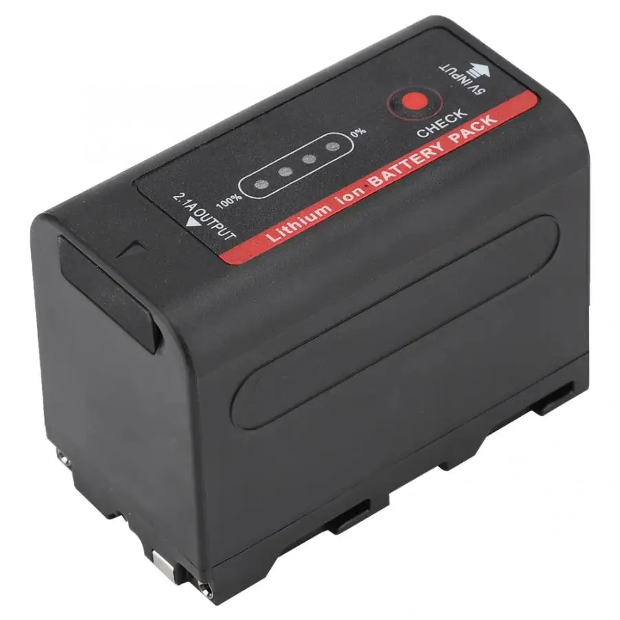 СВЕТОДИОДНЫЙ монитор светильник литий ионная батарея 5800 мач фонарь с