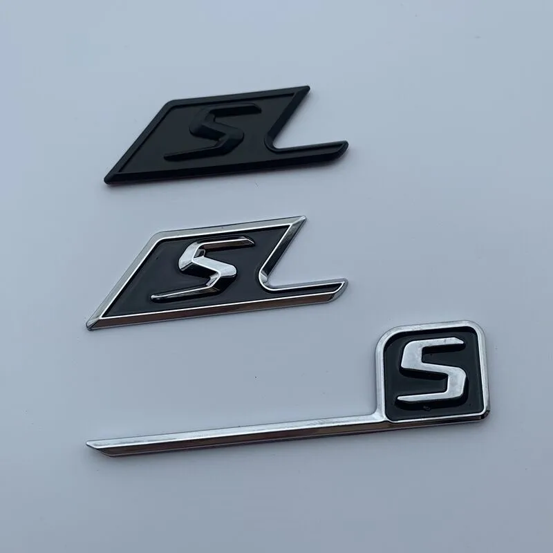 ABS S значок наклейка с эмблемой на заднее стекло автомобиля для Mercedes Benz AMG самг w117