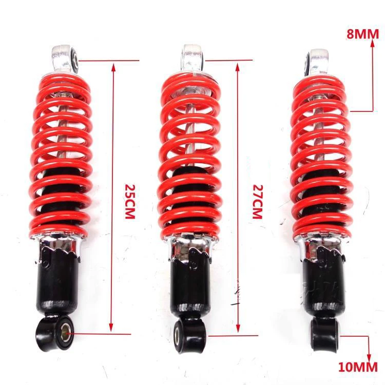 250MM 270MM Self-Made ATV Motorcycle Modified Four-Wheel Go Kart Quad Dirt Bike Thickened Rear Shock Absorber Spring Suspension