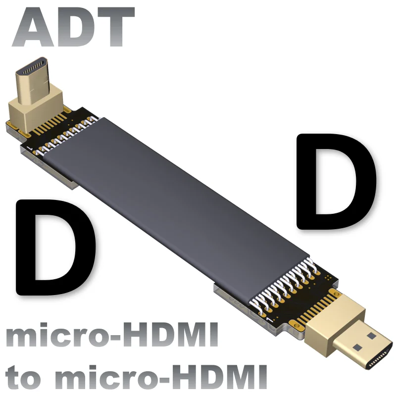 Кабель Micro HDMI линия FPV для аэрофотосъемки micro к fpv кабель FPC плоский Для GOPRO 4K @