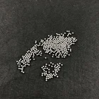 100 шт.лот 3 мм стальные шарики Рогатка охотничьи стальные рогатки высокого carbo шарики катапульта Рогатка амуниция аксессуары