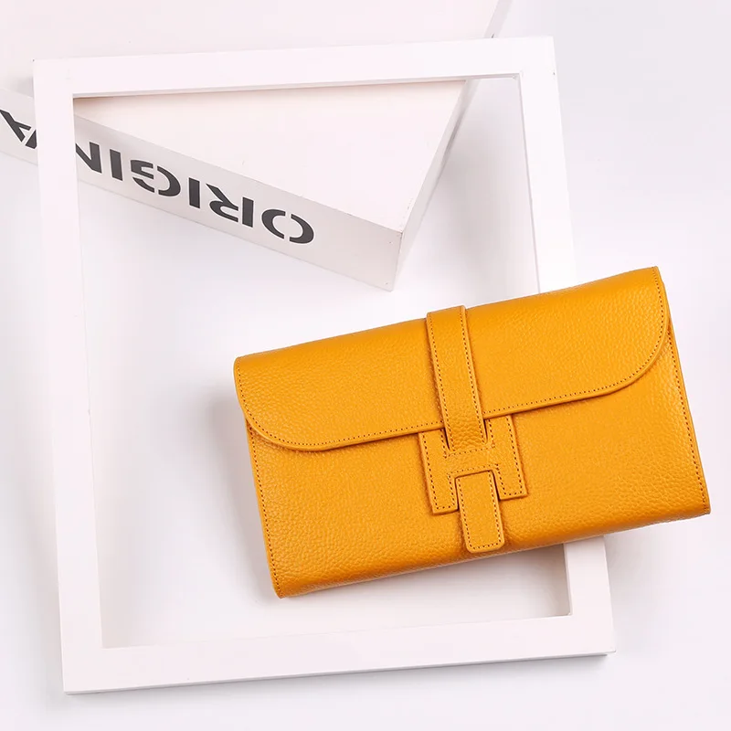 Коровья кожа натуральная женские кошельки Высокое качество твердая Длинная