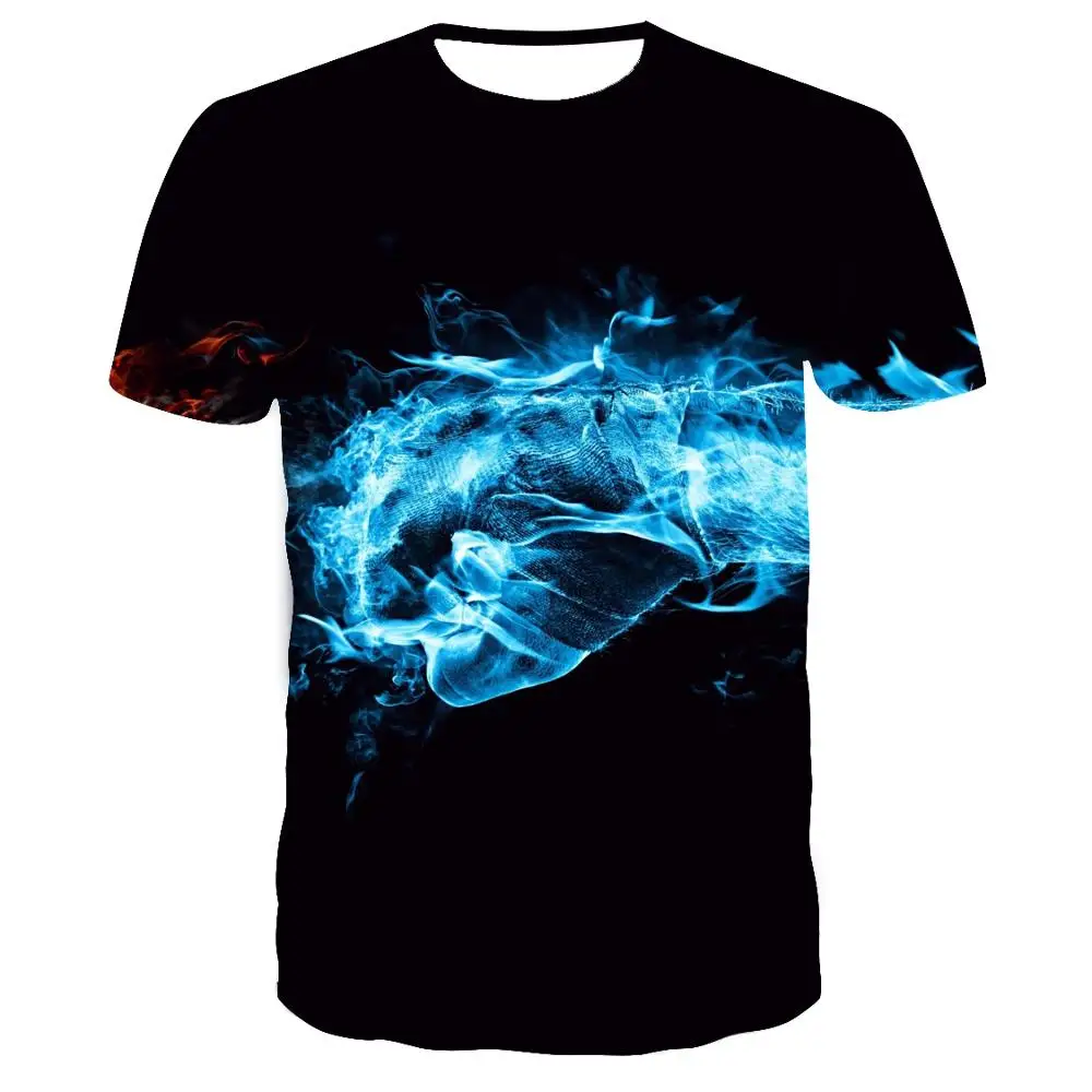 Мужская футболка с 3D принтом Феникс забавная для мужчин коротким рукавом мужской