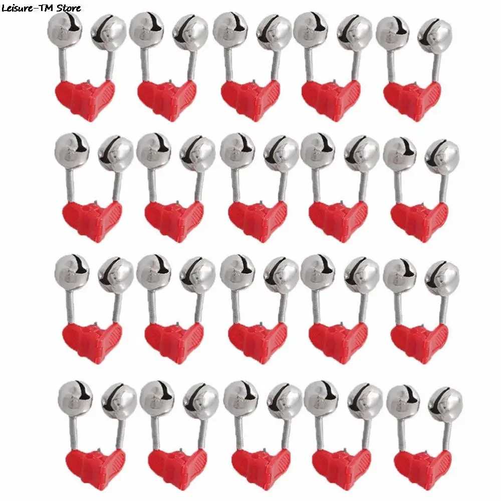 20 шт. Горячая продажа Красный Рыболовный пластиковый зажим двойной Удочка укуса