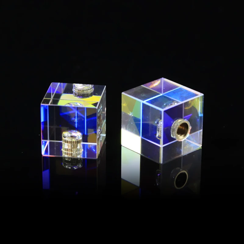 

25*25*25mm/0.98*0.98*0.98in Cubic Science Cube Optical Prisma Photography with Hexahedral Prism Home Decoration Prism Glass