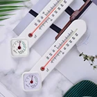 Настенный Измеритель температуры и влажности в помещении, цифровой вертикальный термометр, гигрометр для сауны