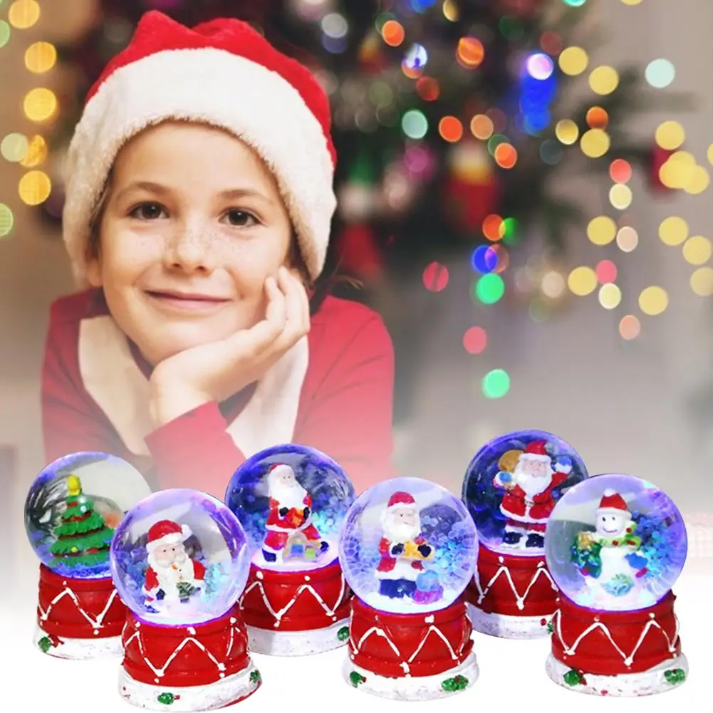 Семейный стеклянный шар со снеговиком украшение для дома и рабочего стола