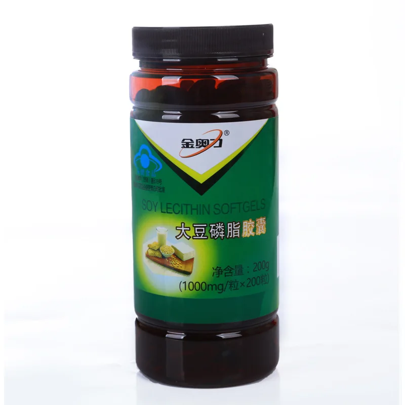 

Jinaoli Brand Soybean Phospholipid Capsule 200 Concentrated Lecithin Oral Health Food for Middle-aged and Elderly People Cfda