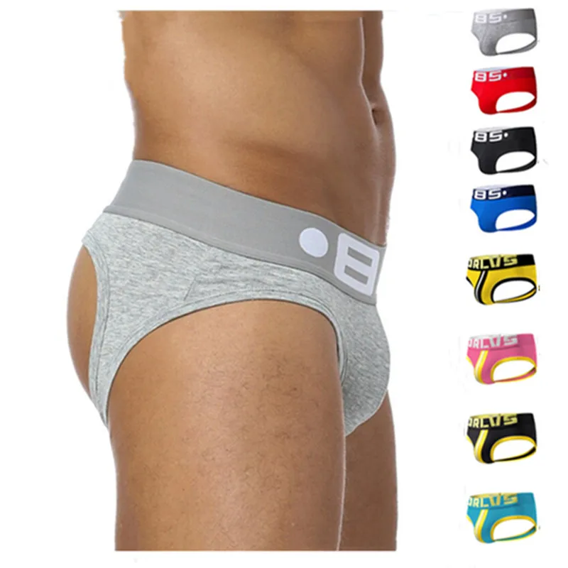 

Men's Hip-Exposed Briefs Gay Sexy Underwear Men