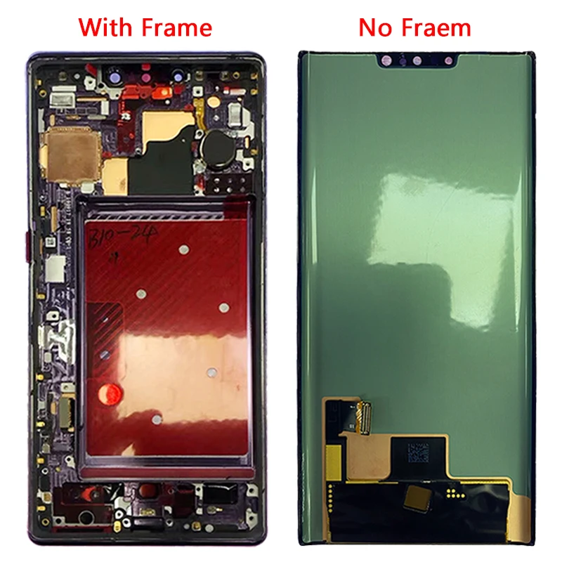 Super Amoled For Huawei Mate 30 Pro LCD Touch Screen With Frame Digitizer Assembly LIO-L09 L29 Repair | Мобильные телефоны и