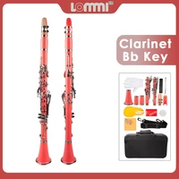 lommi bb clarinet woodwind band orchestra musical instruments for beginners w case stand mouthpiece 10 reeds mini screwdriver