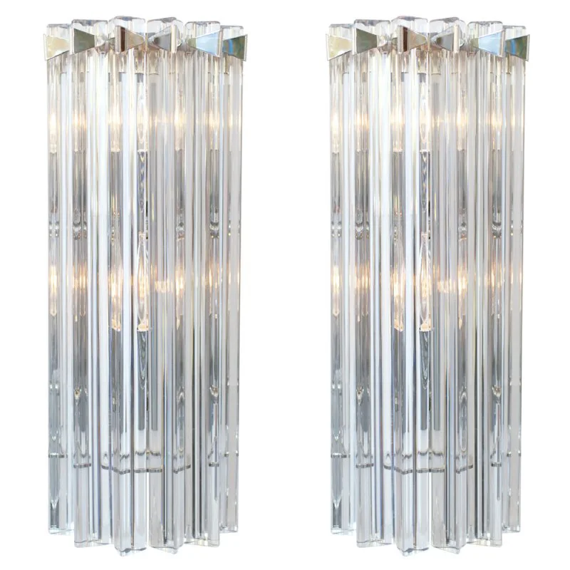 

Postmodern light luxury crystal wall lamp living room background wall aisle creative model room simple bedroom bedside wall lamp