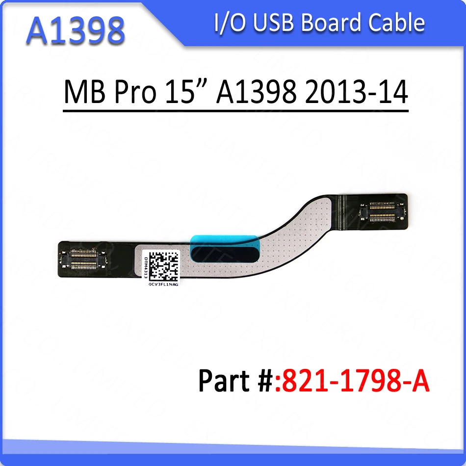Новая звуковая плата 821-1798-A для Macbook Pro Retina 15 дюймов A1398 гибкий кабель ввода-вывода