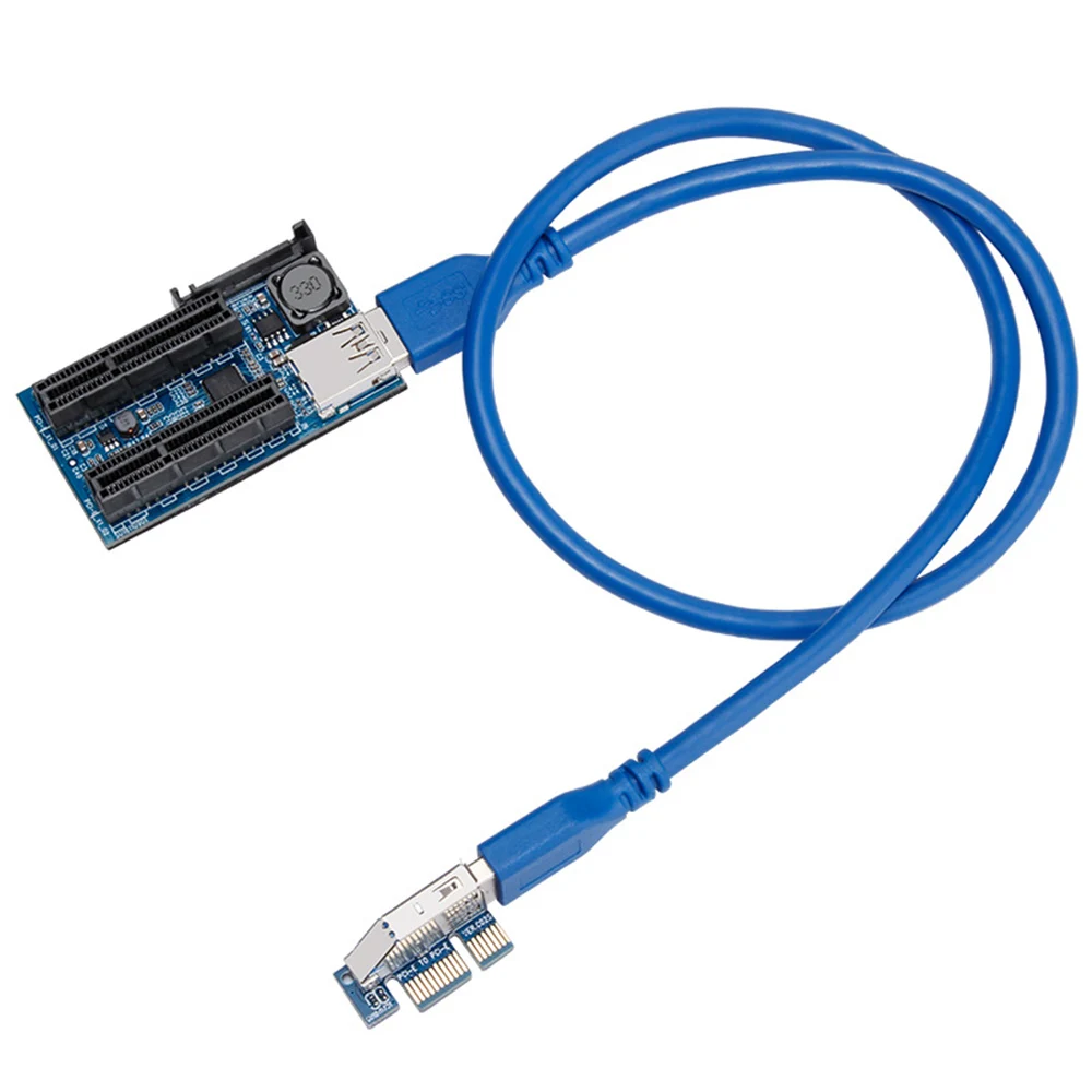 переходная плата pcie x1 на два пор