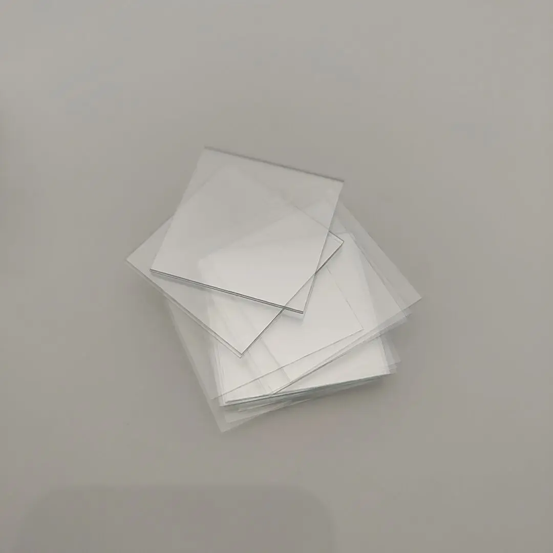 100 шт прозрачные квадратные Стекло шлепанцы без задника с открытыми пальцами