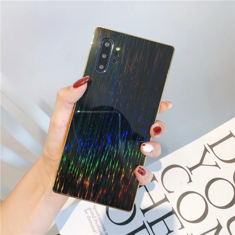 DCHZIUAN лазерное Зеркало чехол для samsung Galaxy Note 10 плюс 9 8 S10 S9 S8 плюс A70 A50 чехол для телефона Блестящий сверкающий Мягкий чехол Чехол