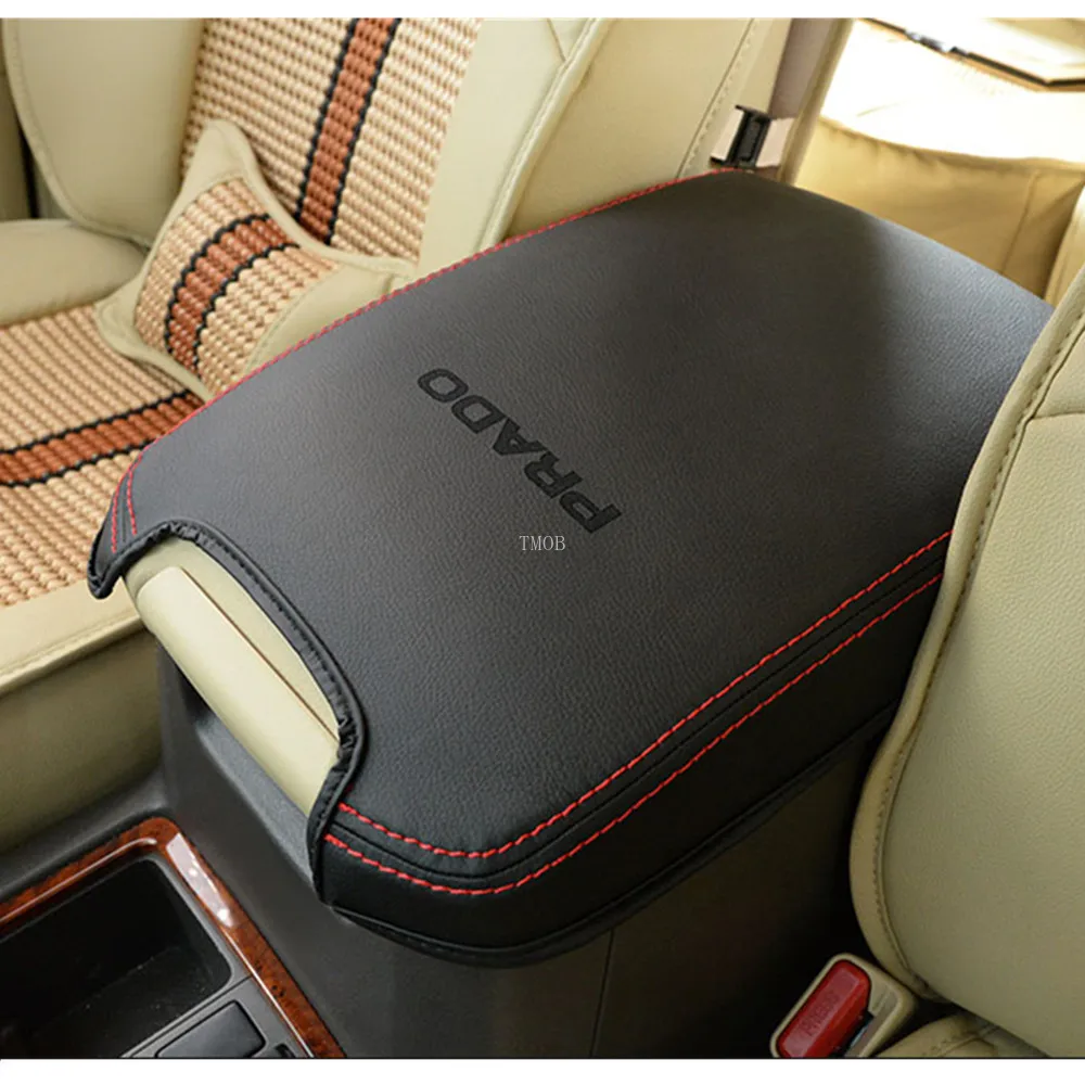 Чехол для переднего подлокотника из натуральной кожи Toyota Land Cruiser Prado 150 2010 2012 2013 2014