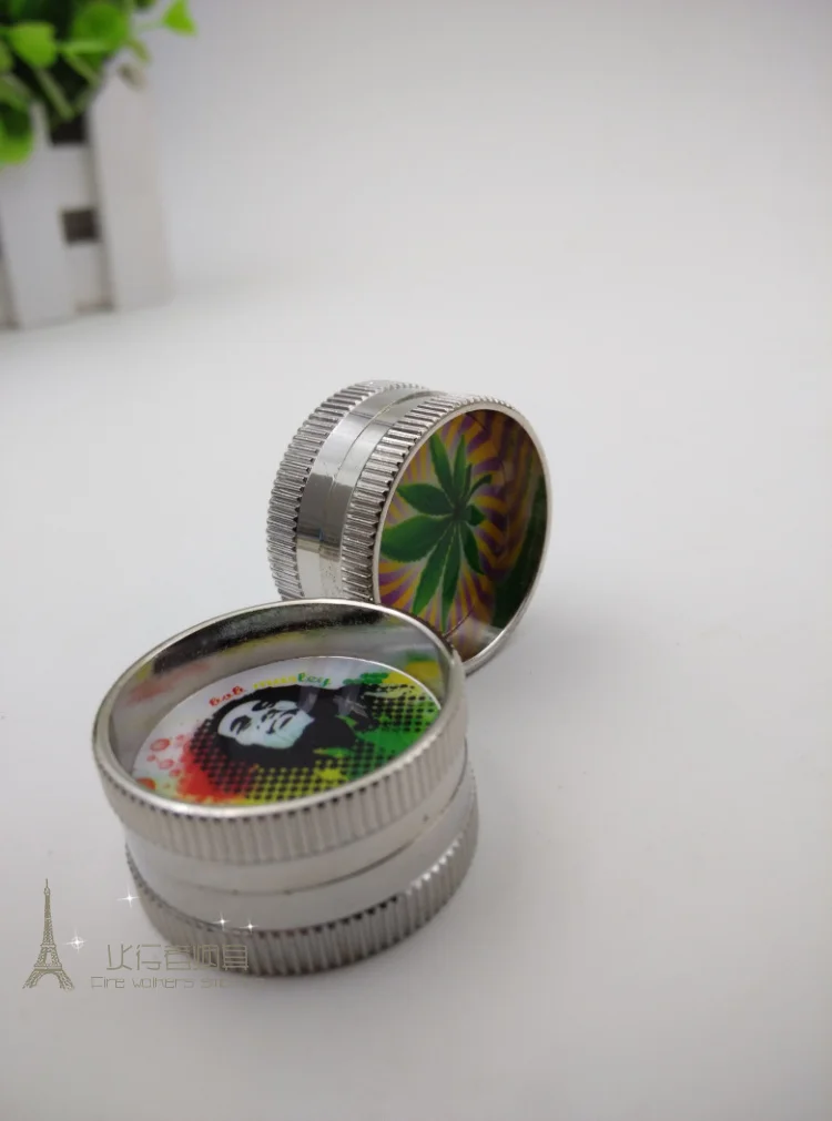 Новинка 2 шт./лот (диаметр 3 см) миниатюрная 2-слойная металлическая измельчитель