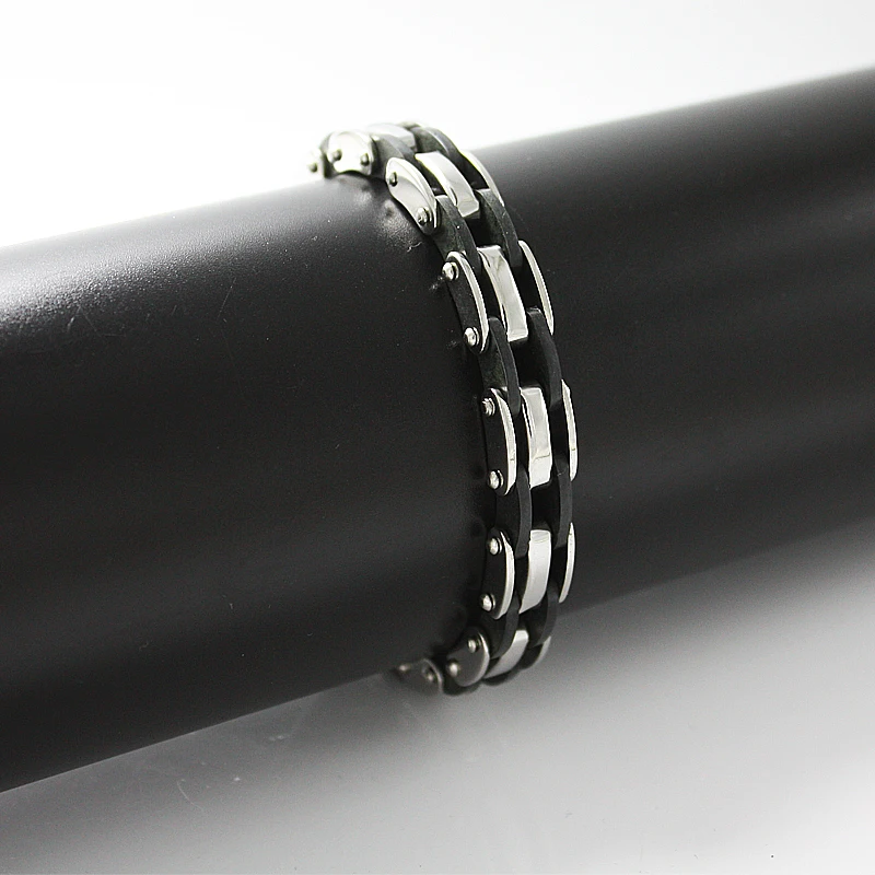 Крутые Мужские Силиконовые байкерские велосипедные мотоциклетные цепи мужские