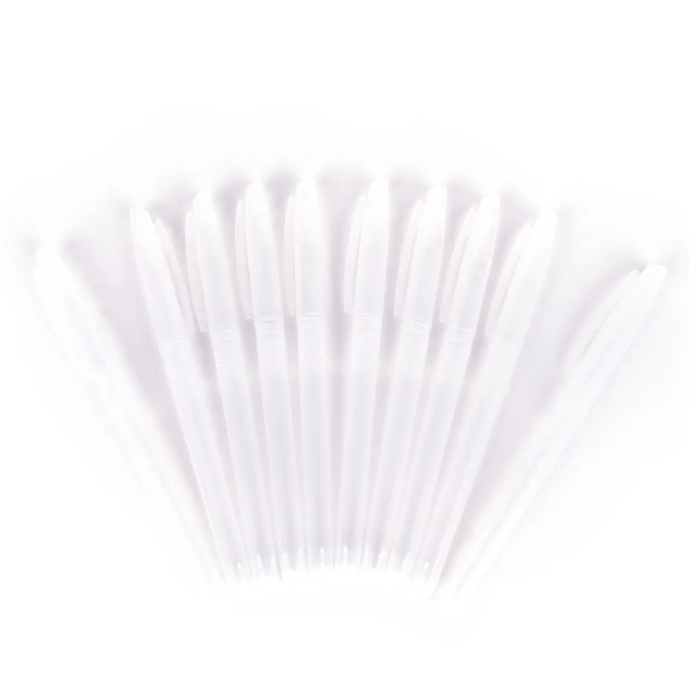 10Pcs Simple Styple Cheap Pen Shell Cover Transparent Gel Ballpoint office supplies |