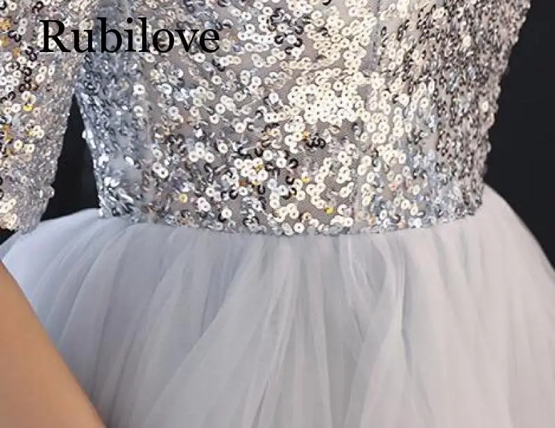 Dress female new spring banquet French sequins birthday host annual meeting ladies performance was thin and long