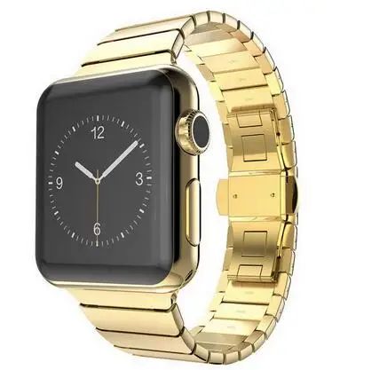 Серия 6/5/4/3/2/1 316L металлический ремешок для Apple watch SE Link Браслет Бабочка ремни петли