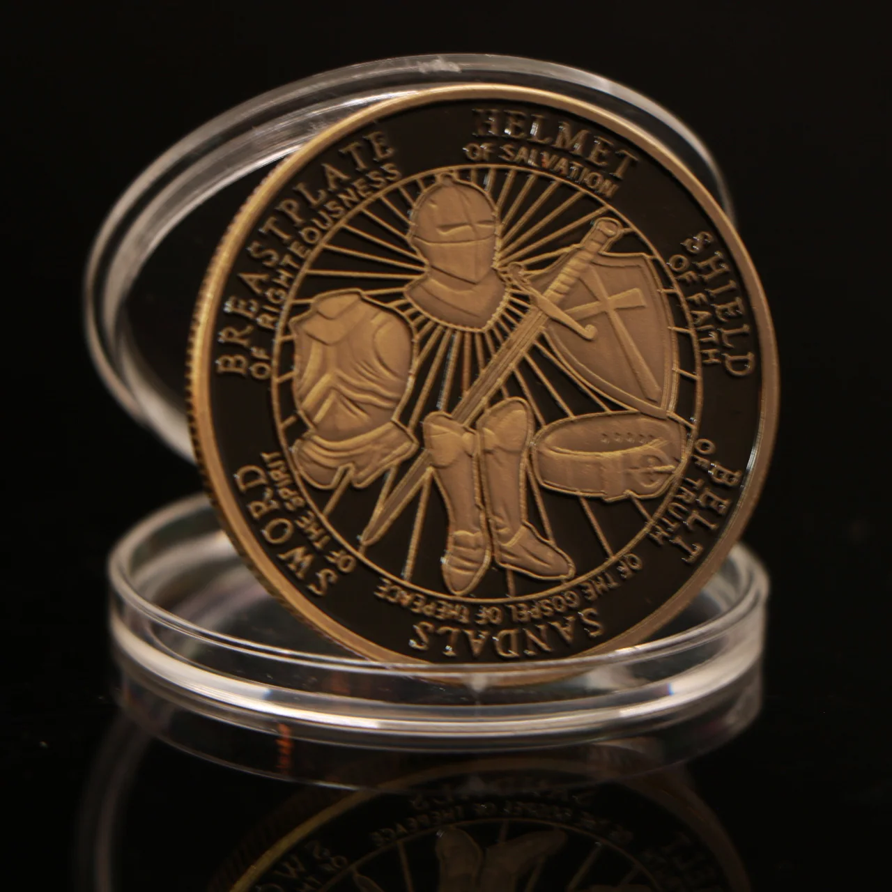 Наденьте всю броню Бога памятные испытания коллекция монет подарок украшение
