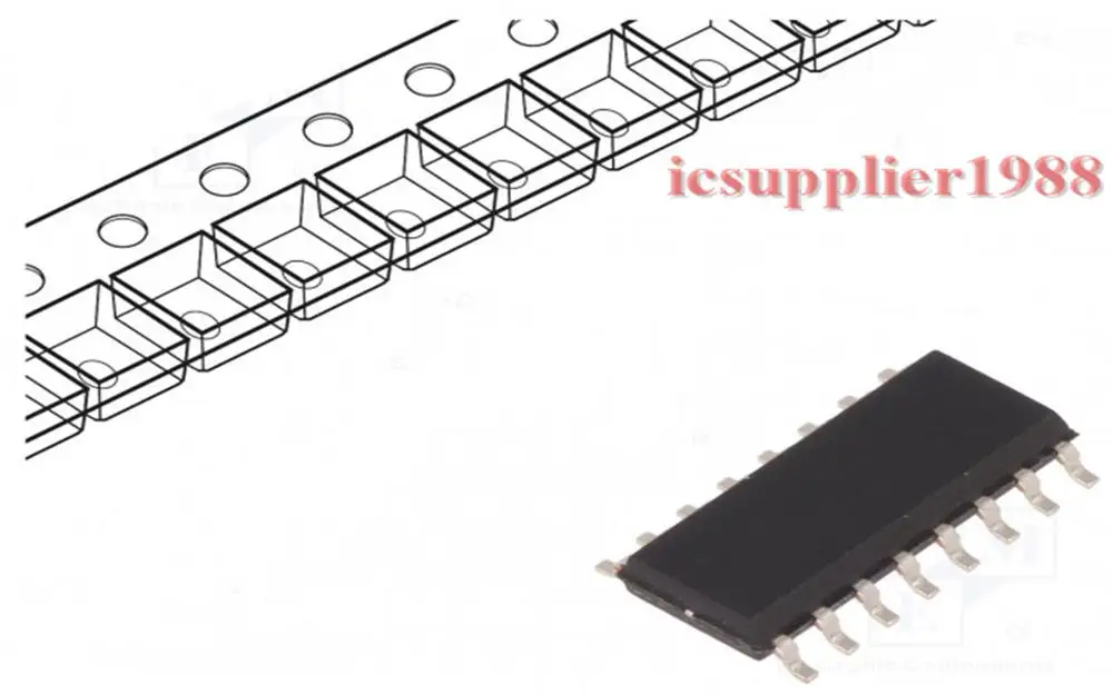 

50 шт./лот 74HC595D 74HC595D,118 74HC595D118 8-битный SOP16 SOIC