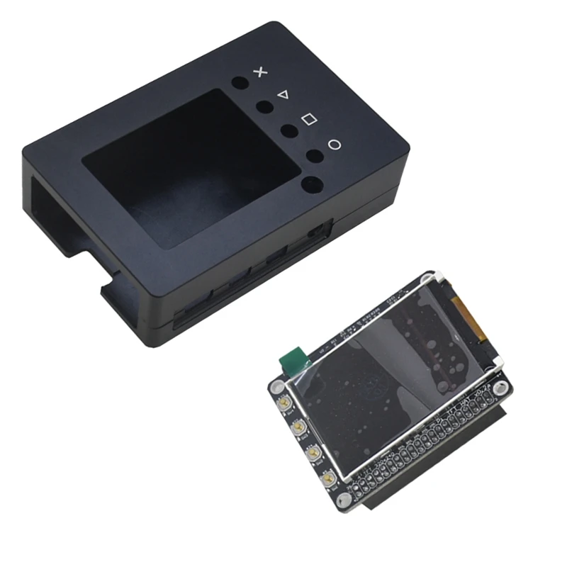

Aluminum Shell with 2.4 Inch LCD Screen and IR Function, Suitable for Raspberry Pi 4B/3B/2B/B+/A(Shell + Screen)